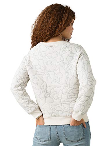 prAna Pulôver feminino padrão Carin, branco macio, PP