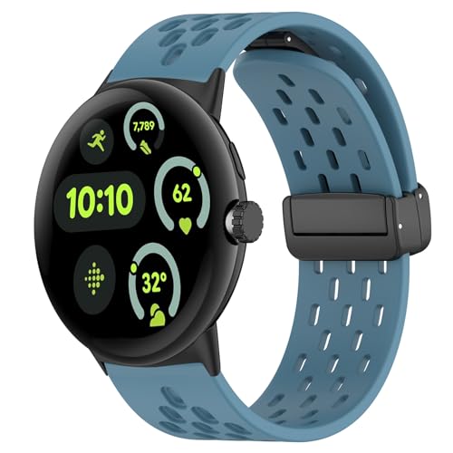 [PONATTENO] EHb`oh For Google O[O Pixel Watch 3 41mm/45mm Ή pxgVR ւoh X|[cxg ʋCoh h jp (45mm, u[)