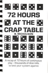 Paperback 72 Hours at the Crap Table Book