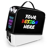 Custom Toaster Cover with Photo & Text – Personalized Waterproof Fabric Collapsible Dust Cover with Handle & Hanging Ring, Includes Pockets for Knife, Tongs, Jam Spreader (S-for 2 Slice)