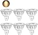 Price comparison product image Boxlood 6 Pack MR16 LED Light Bulbs, 12-Volt, 40-Degree Spot Light with GU5.3 Base, 5-Watt (50-Watt Equivalent), 450 Lumen, 3000K Warm White, LED Recessed Track Spotlight