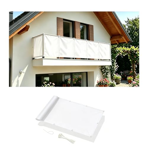 Cache vue balcon 40x800cm contre le vis-à-vis et les intempéries
