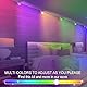 Bravsekai GU10 RGB Track Lighting Kit, 8er-Pack Farbwechsel-Spots mit 2x1,5m H-Schiene, IR-Fernbedienung RGB-Schienenbeleuchtung für Wohnzimmer, Home-Partys, Diskotheken, Bars