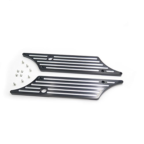 Kit Cubierta Cerradura Alforja para Motocicleta XKMT Negro miniatura 1