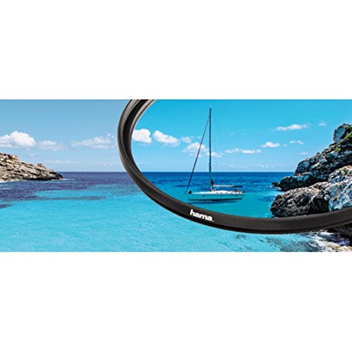 Hama UV Filter HD 82 mm Slim (Objektivschutz, 3 mm Flache Metallfassung mit Frontgewinde, mehrfach verg&uuml;tet HTMC, inkl. Filterbox)