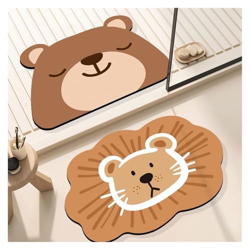 Tapis de douche antidérapant séchage rapide et absorbant pour sol