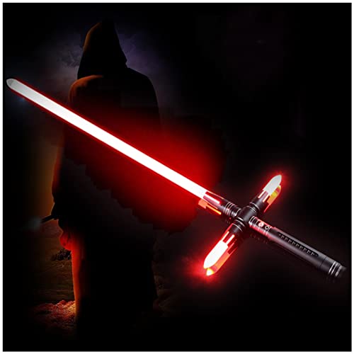 REOTEL Sabre Laser de Combat Adulte Force FX Elite de Kylo Ren avec RGB 19 Couleurs et 7 Jeux...