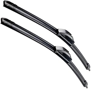 VTOGOI OEM Quality 26''+20'' Premium All-Season Auto Windshield Natural Rubber J-Hook Wiper Blades(Pack of 2)