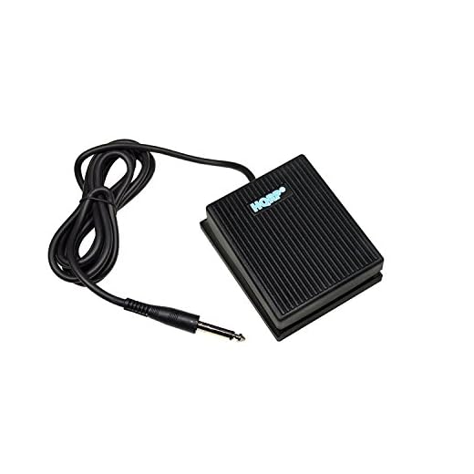 HQRP Pedal de sostenido Estilo Interruptor de pie para Casio WK-3800, WK-8000, WK-6600 Teclado