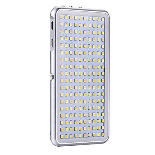 EC Hometec BepCg LEDrfICg 180r[Y 3200-5600K 1200lux 4000mAhobe[ USB[d BeCg ƖCg rfI^/ƎBe/B/CuȂǗp