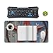 American Wastern Texas Star Desk Mat Non-Slip Laptop Writing Pad Large Keyboard Mousepad with Rubber Base 23.6