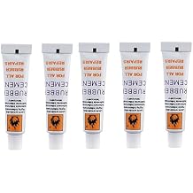 5Pcs Tire Repair Glue for Bicycle Motorcycle Tires Tube Patching Glue Cement Adhesive Puncture Tire Repair Tools Rubber Solution Cement Puncture Glue Bike Tyre Bicycle Hole Tire Repair Glue