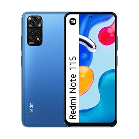 Xiaomi Redmi Note 11S - Smartphone con cámara cuádruple 108MP, Pantalla AMOLED 6.43" 90Hz FHD+ y batería de 5000mAh Cover