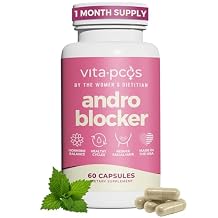 VITA-PCOS AndroBlocker Supplement for Women - Stinging Nettle Capsules with Zinc & Inositol for Hair & Overall Well-Being - Saw Palmetto for Women Energy, Vitality, Daily Wellness - 60 Capsules