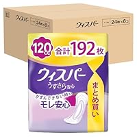 Amazon | [まとめ買い・ケース販売]ウィスパー うすさら安心 120cc 192