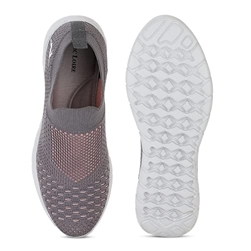 Image of Marc Loire Women's Lightweight Athleisure Knitted Active Wear Slip-On Casual Shoes