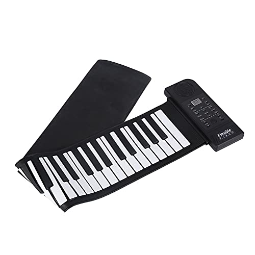FZYE 61 Touches (C3 ~ C8) Roll Up Piano Keyboard Portable Electric Hand Roll Keyboard Piano Cadeau Musical avec 128 Tons, 128 rythmes, 45 chansons de démonstration pour débutants Enfant - Les Beatles, Paul McCartney, John Lennon, RIngo Starr, George Harrison FZYE 61 Touches (C3 ~ C8) Roll Up Piano Keyboard Portable Electric Hand Roll Keyboard Piano Cadeau Musical avec 128 Tons, 128 rythmes, 45 chansons de démonstration pour débutants Enfant – Image 8