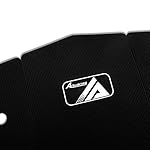 AQUBONA 3pcs/6pcs Stomp Pad Surfboard EVA Traction Pad with 3M Adhesive Professional Tail Pad/Applies All Boards - Surfboard, Shortboard, Longboard, Skimboard, Snowboard/Black - Image 3
