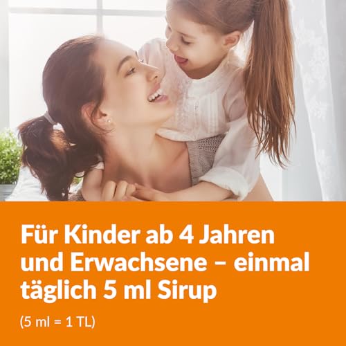 EUNOVA Junior - Multivitamin Sirup mit 12 Vitaminen und wichtigen Mineralstoffen - Nahrungsergänzungsmittel für Kinder ab 4 Jahren - 1 x 150 ml