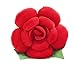 Cuscino grande a forma di rosa, per decorare la casa, il divano o l’auto, con soffice imbottitura, regalo per gli amanti dei giocattoli, Cotone, Red, 30 cm