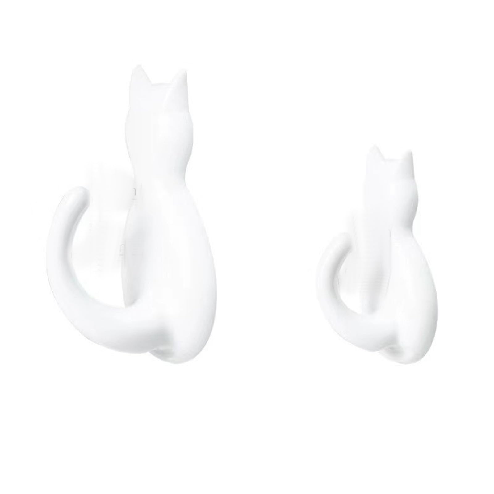Beimus Cats Shaped Hooks Strong Adhesive Door Hanger Wall Mount Organizers Holder Decorative Space Saving Solution Space Saving Door Hooks
