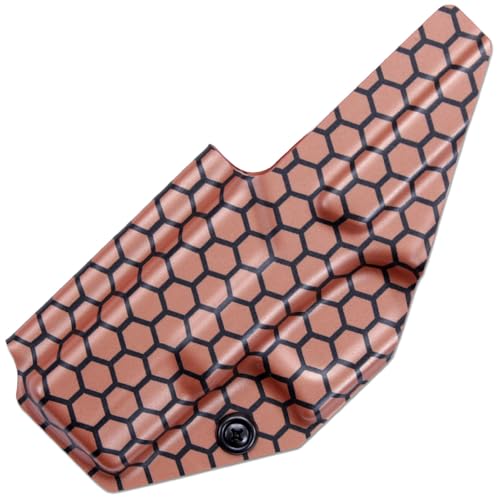 Image of KYDEX Thermoform Sheet - (Honeycomb Camo) - (Liquid Metal) - (Copper /Black) - (12in x 12in) - (1 Sheet) - (for Holster Making, Cosplay, Hobby) - (USA Made)