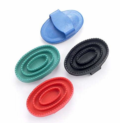 LINCOLN Rubber Curry Comb - Black - Small