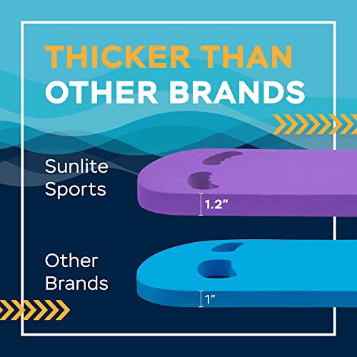 Sunlite Sports Swimming Kickboard With Ergonomic Grip Handles, One Size Fits All, For Children And Adults, Pool Training Swimming Aid, For Beginner And Advanced Swimmers #TOP1