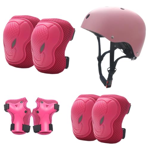 Cascos de monopatín para niños con coderas y rodilleras ajustables 6