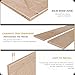 FREDBECK 36in x 84in Wood Barn Door with 6.6FT Barn Door Hardware Kit Included K Shape Solid Spruce Panel Need to Assembly