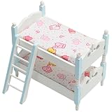 Prêt à bricoler : idéal pour les amateurs de bricolage, ce lit superposé peut être peint ou décoré sur mesure pour correspondre au style unique de votre maison de poupée..Ajoutez de la literie, des oreillers ou des détails peints pour le personnaliser davantage et en faire une pièce remarquable.