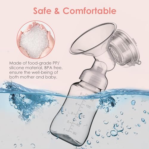 HyAdierTech Sacaleches Electricos, Doble Portátil Extractor de Leche Eléctrico con 2 Modos y 9 Niveles, Eléctrica Doble Lactancia Materna Recargable para Viajes y Hogar, Sin Dolor, Sin BPA - imagen 5