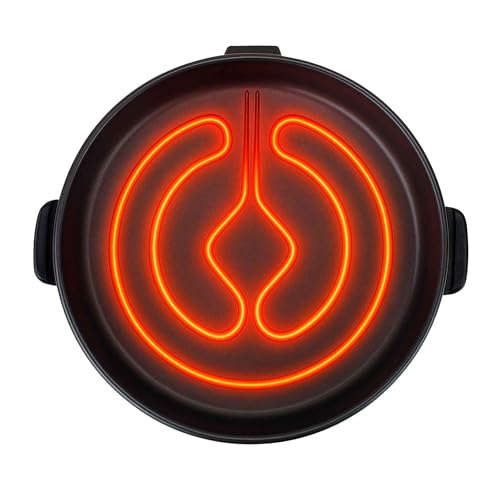 Miniatura 2 de Jata Pe550 - Paellera Eléctrica, Antiadherente, Libre De Pfoa, Válvula De Salida De Vapor, Temperatura Uniforme En Toda La Superficie, Con 5 Cm De Profundidad, 55 Cm De Diámetro
