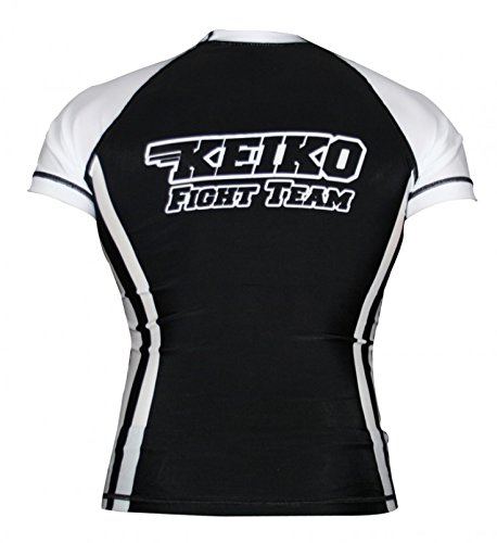 Rashguard Speed Manga Curta Keiko Sports Unissex P Branco