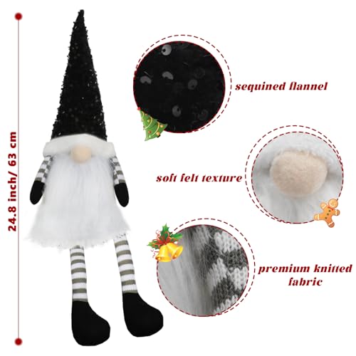 Black-Christmas-Tree-Topper-with-LightsGnome-Tree-Topper-Lighted-Unique-Tree-Toppers-Christmas-Decorations-Battery-Operated-Tree-Topper-with-Timer-248-Inch Black Christmas Tree Topper with LightsGnome Tree Topper Lighted Unique Tree Toppers Christmas Decorations Battery Operated Tree Topper with Timer 248 Inch