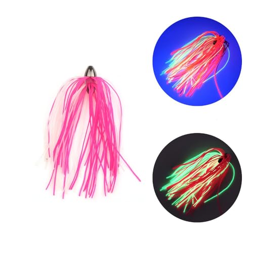 Set 10 piezas faldas de silicona para señuelos de pesca miniatura 3