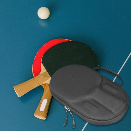 Funda de transporte para paleta de pingpong con compartimento protector contra golpes y polvo 7
