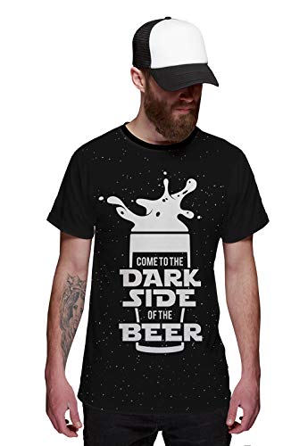 Camiseta Star Wars Dark Sider of Beer Lado Escuro da Cerveja
