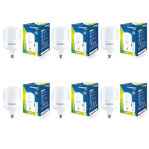 Image of Crompton LED60DFCDLPro-2 Base B22 60-Watt LED Bulb Combo (Pack of 6, Cool Day Light)