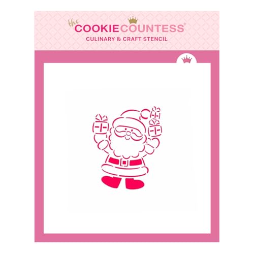 The Cookie Countess Santa Gift Delivery PYO Stencil