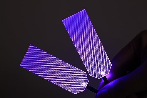 Image of [Violets] Flexible Helmet Decorations led Lights Flexible Cosplay DIY kit Decorations RGB Light Superhero for Men Gifts