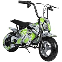 Kids Electric Dirt Bike,250W Off-Road Bike Motocross,Riding Time 1-2H,Powerful Motorcycle for Kids Rubber Tires, Twist Grip Throttle, Metal Suspension & Faux Leather Seat,Fast Arrival Green