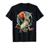 Basketball Frog Toad Slam Dunk Artwork Aro de baloncesto Camiseta