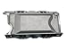 Air Gap Intake Manifold for 1967-2003 Small Block Chrysler Mopar 318 340 360 BLACK