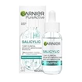 Garnier PureActive Salicylic 7-Day Clinical Sérum Anti-imperfecciones con 7% de [Niacinamida + Glicerina + Ácido Láctico + Ácido Salicílico] Reduce Imperfecciones en 7 días. 30ML