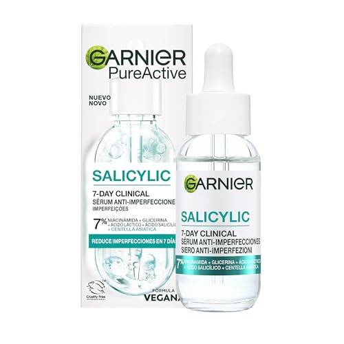 Garnier PureActive Salicylic 7-Day Clinical Sérum AntiImperfecciones, 30 ml