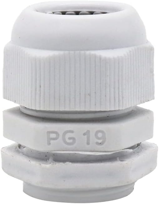 POLYAMIDE CABLE GLANDS (SELECT SIZE FROM OPTIONS) (PG-19 (10PC PACKET))