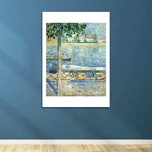 Affiche The Seine at Saint Cloud Edvard Munch poster moyen - 4