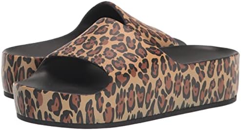 Nine West Women's Pool Slide Sandal, Brown Leopard 101, 9 | Image 6