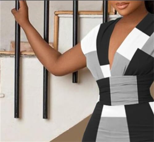 Bodycon Dresses for Women Sexy Print Church 2025 Midi Business Work Elegant Pencil Dress3